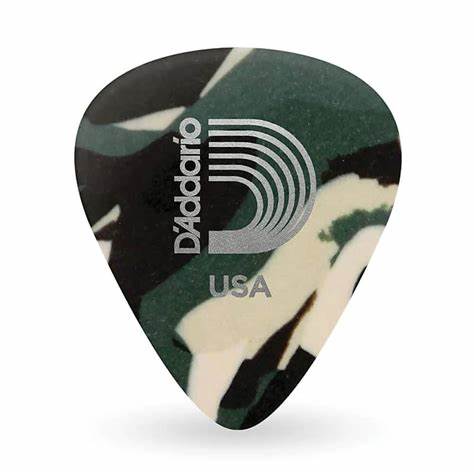 PICK D"ADDARIO CELULOIDE CAMO MEDIUM