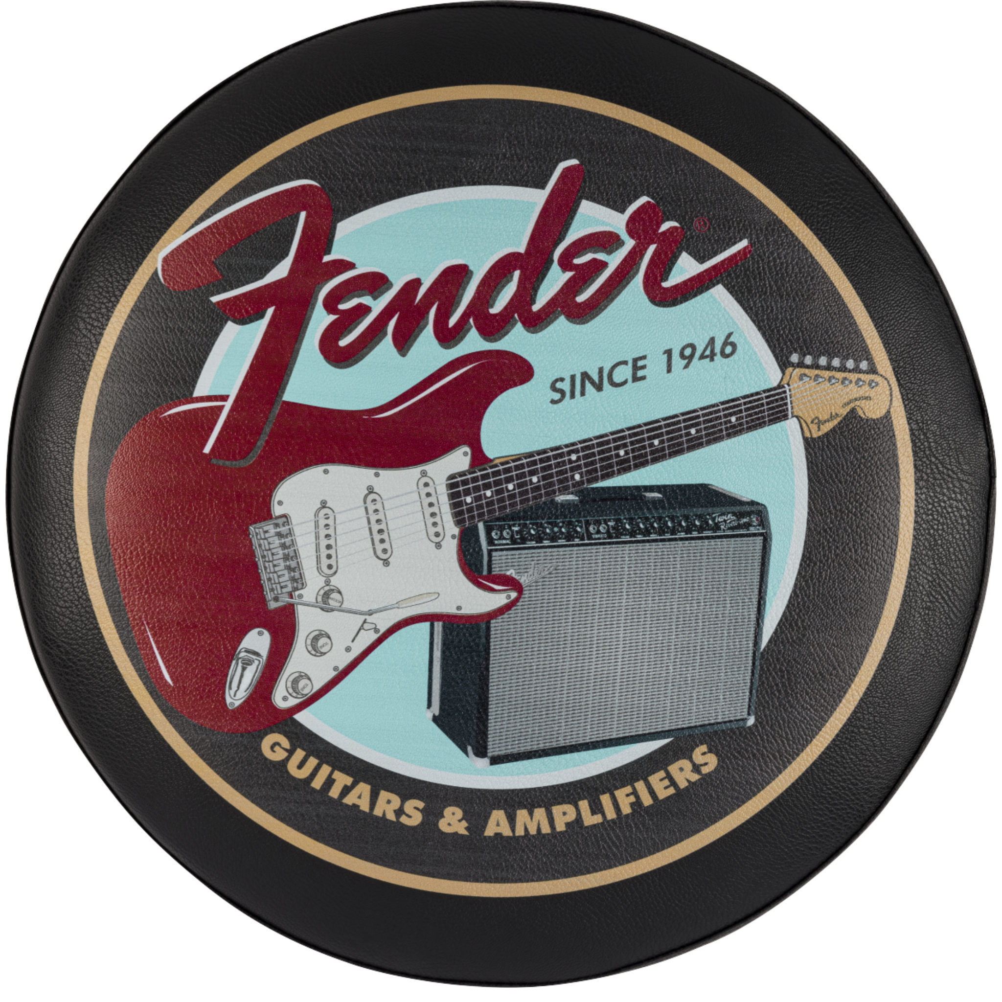 SILLA BAR FENDER GUITAR & AMPS PICK POUC