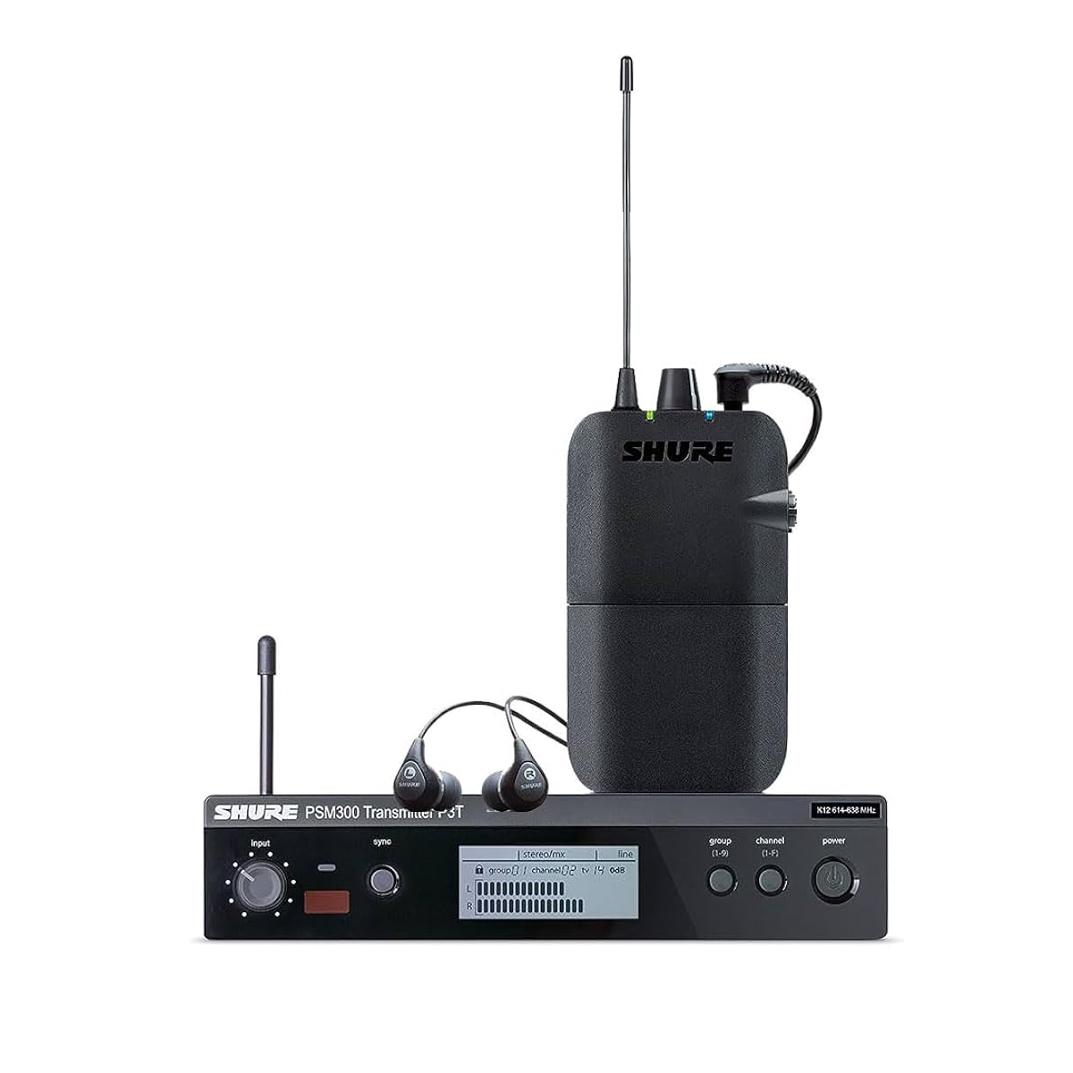 SISTEMA MONITOREO SHURE PSM300 P3TR112GR
