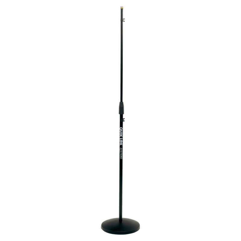 STAND MICROFONO QUIKLOK A399 RECTO CON BASE REDONDA