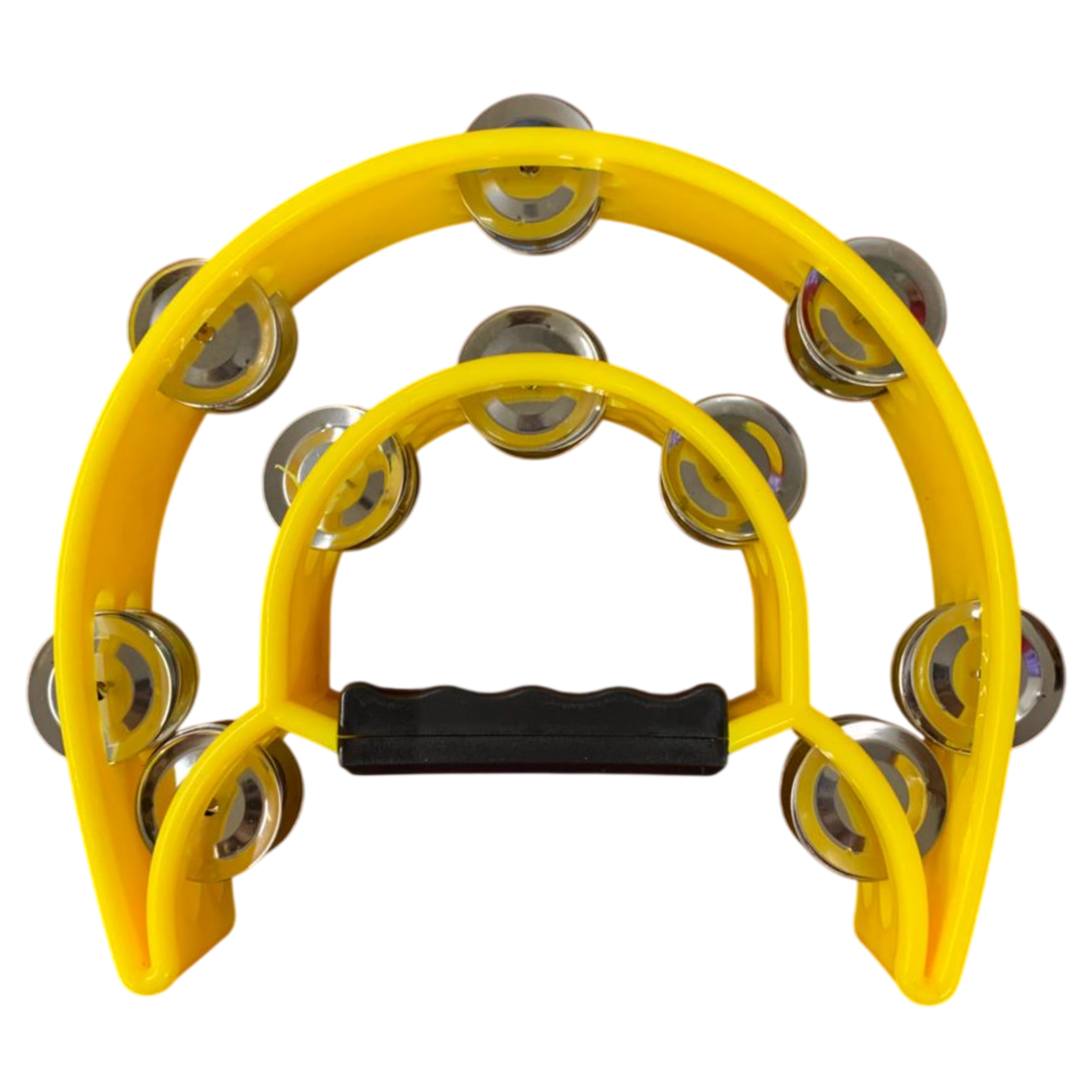 PANDERETA MICHE MEDIA LUNA AMARILLA