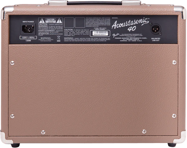 AMPLIFICADOR GUIT FENDER ACOUSTASONIC 40 120V