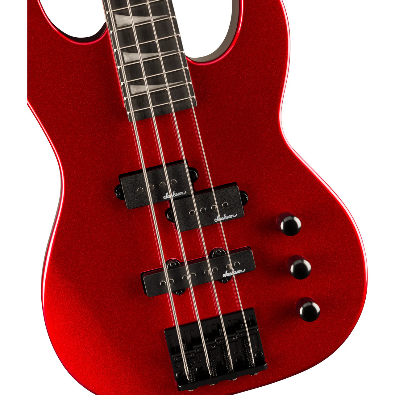BAJO ELECTRICO JACKSON JS1X CONCERT MINNION ROJO 4 CUERDAS PJ