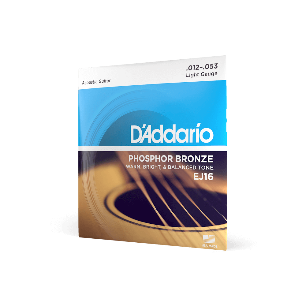 CUERDAS D"ADDARIO EJ16 BRONCE PARA GUITARRA ACÚSTICA
