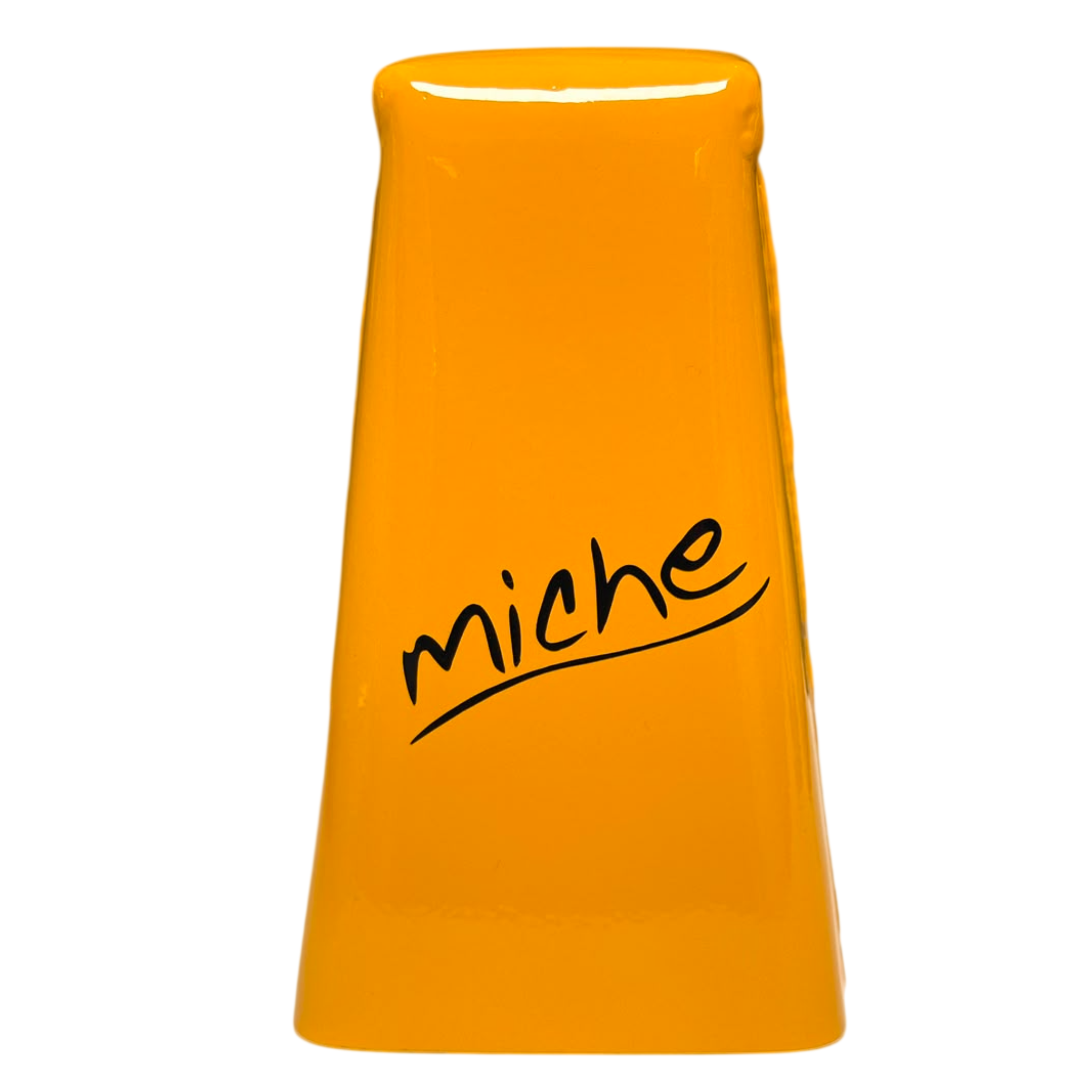 CAMPANA MICHE GRANDE AMARILLO CON GOLPEADOR