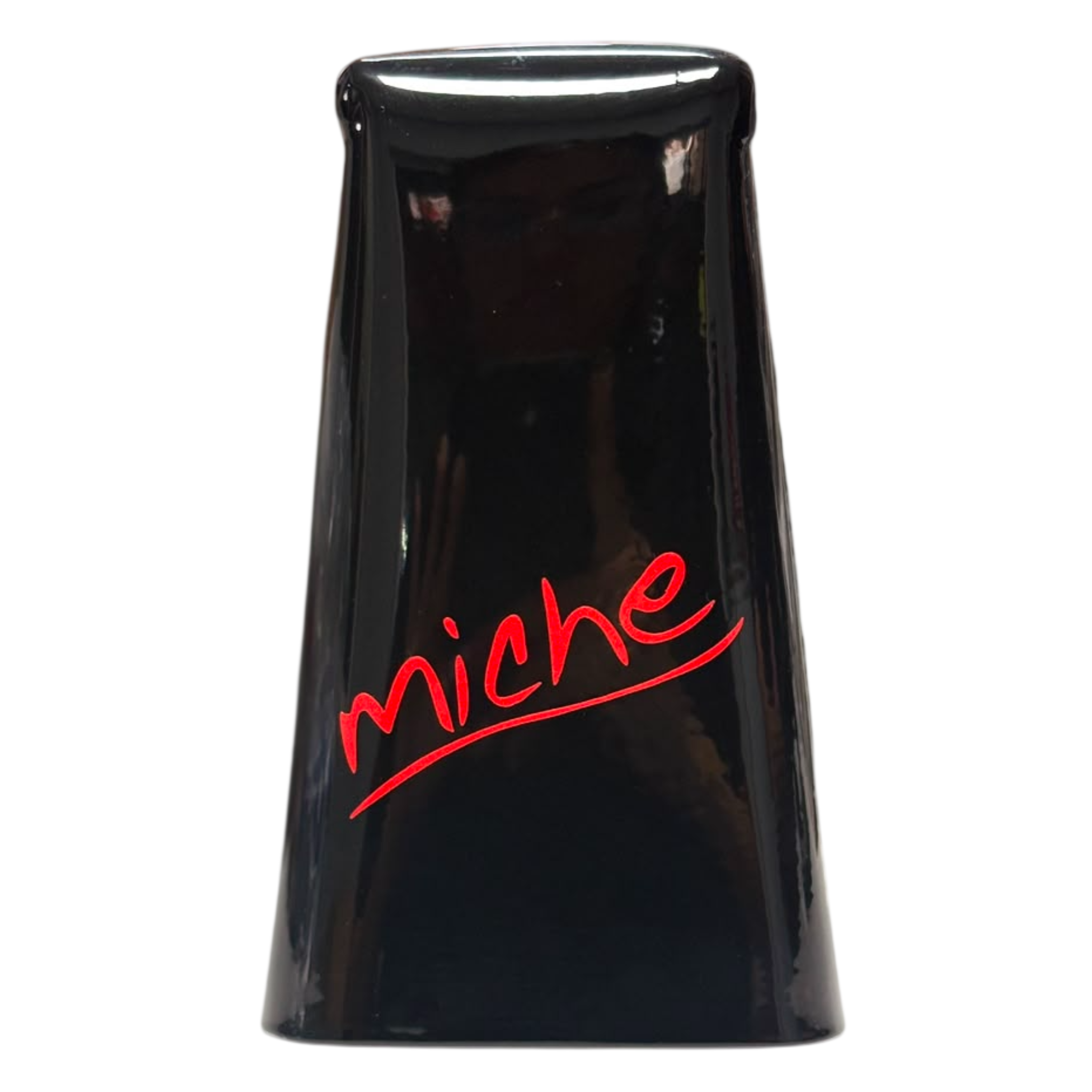 CAMPANA MICHE GRANDE NEGRA CON GOLPEADOR