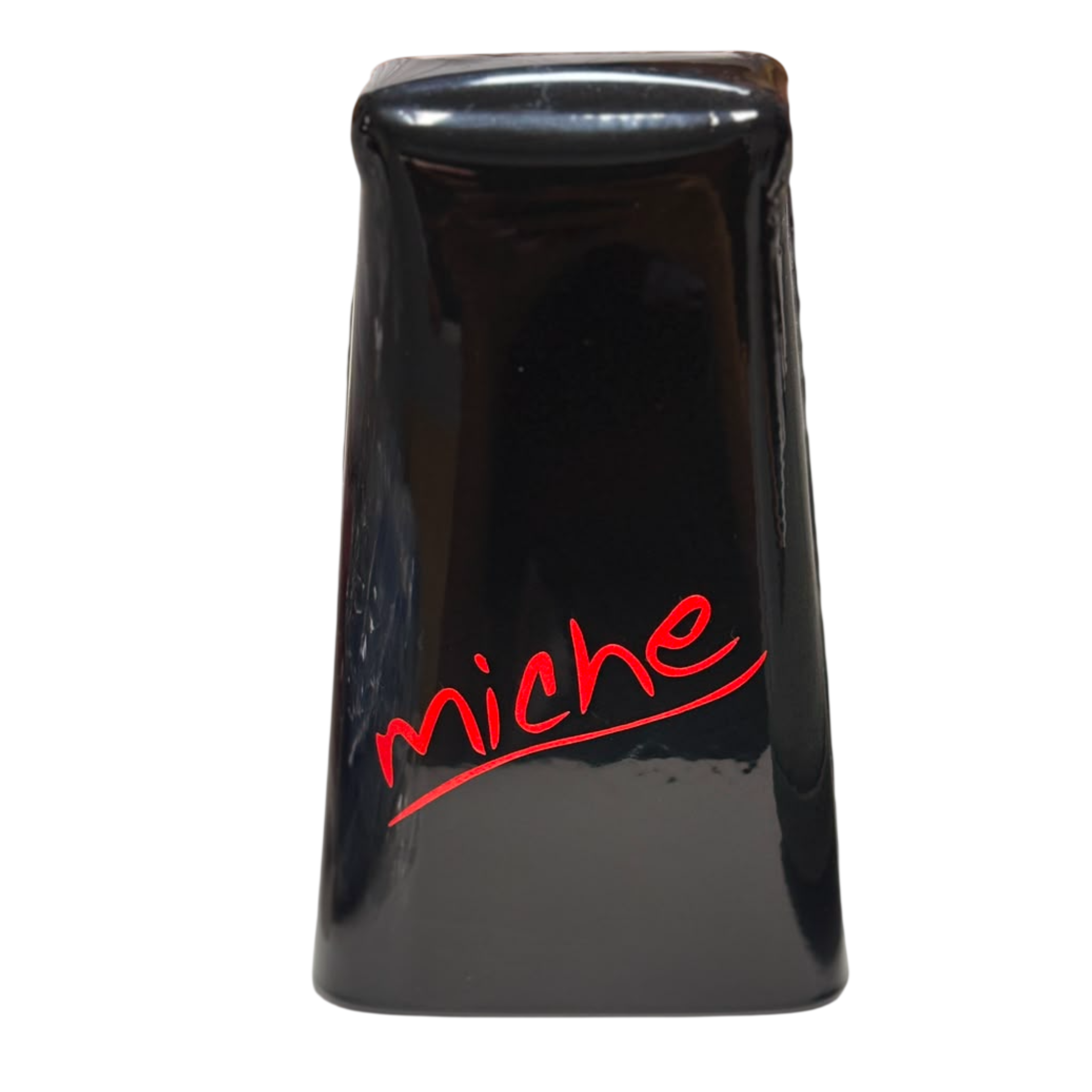 CAMPANA MICHE MEDIANA NEGRA CON GOLPEADOR