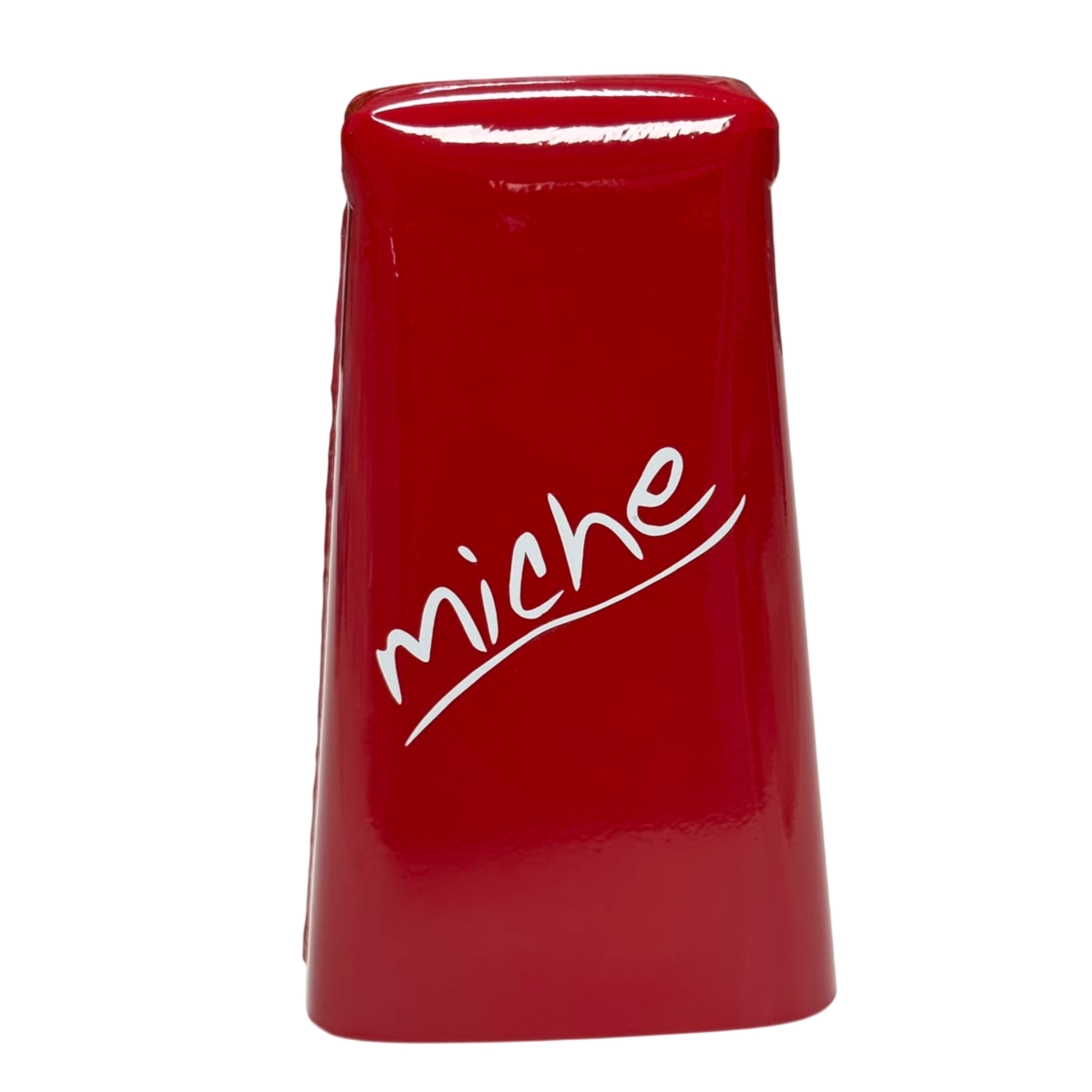 CAMPANA MICHE MEDIANA ROJA CON GOLPEADOR