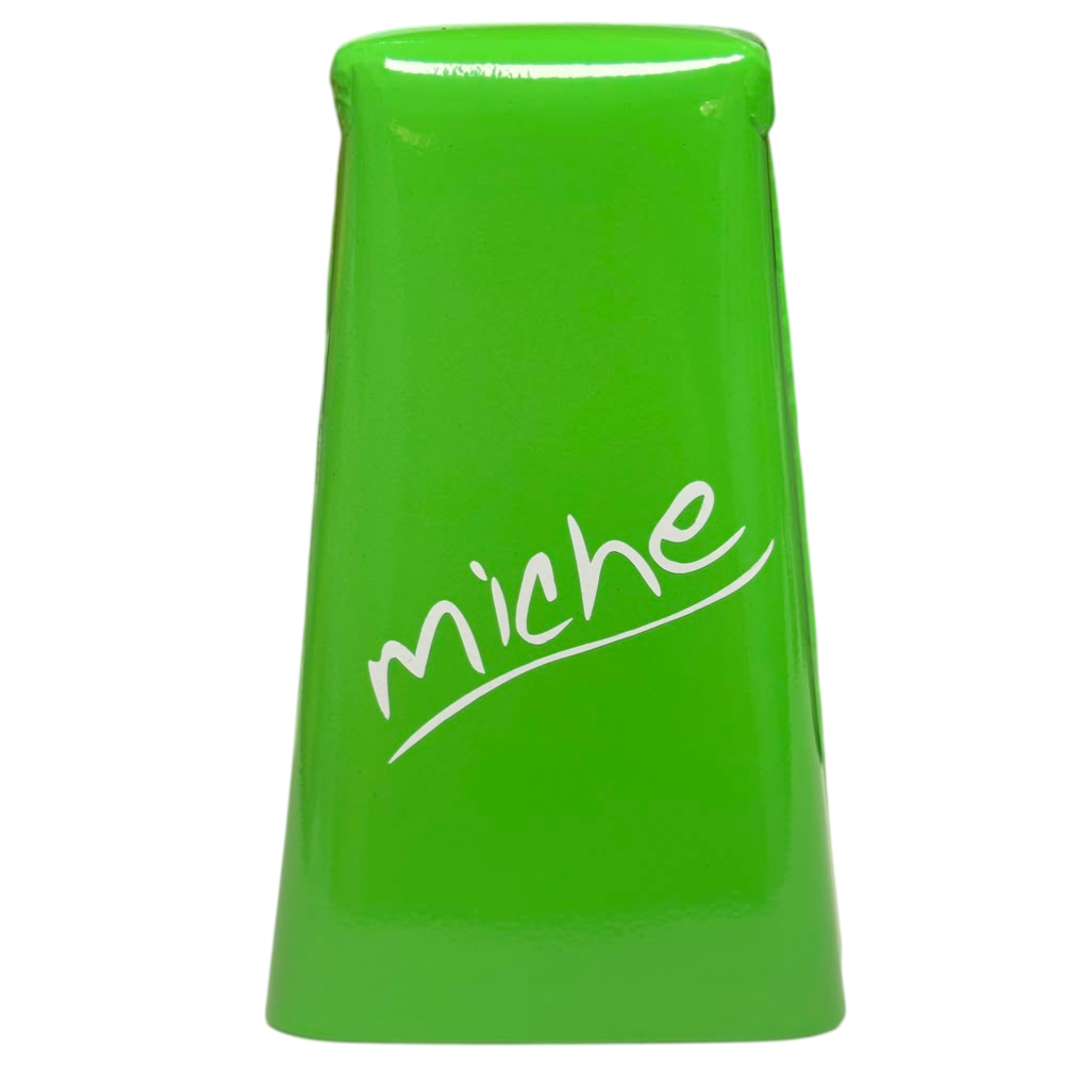 CAMPANA MICHE MEDIANA VERDE CON GOLPEADOR