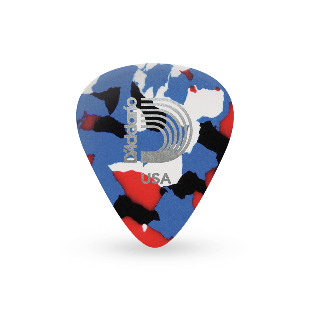 PICK D"ADDARIO CELULOIDE MULTICOLOR CR MEDIUM