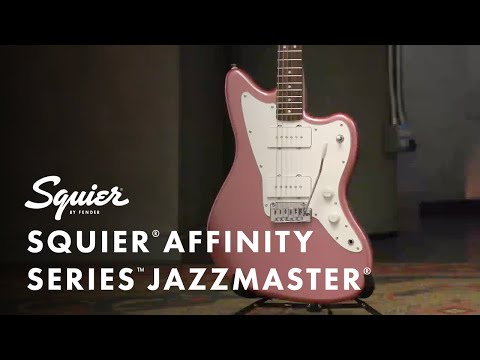 GUITARRA FENDER SQUIER ROSA JAZZ