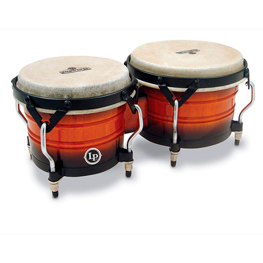 Los bongos LP de madera Matador Custom para profesionales. Ecuentra en Miche tiendas gran variedad de instrumentos musicales como los bongo LP que cuentan con conchas de roble Siam