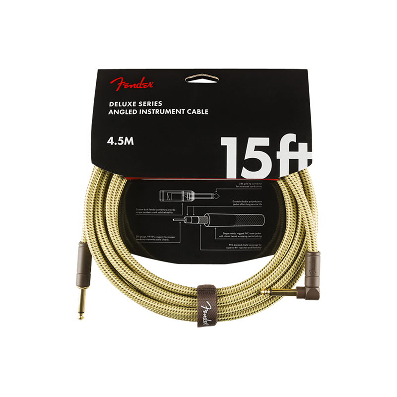 CABLE LINEA FENDER DELUXE 4.5MT ANG GUIT ORO