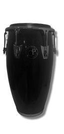 CONGA CP LP 11" 3/4 BLACK EN FIBRA VIDRIO CONGA CON ARO CONFORT