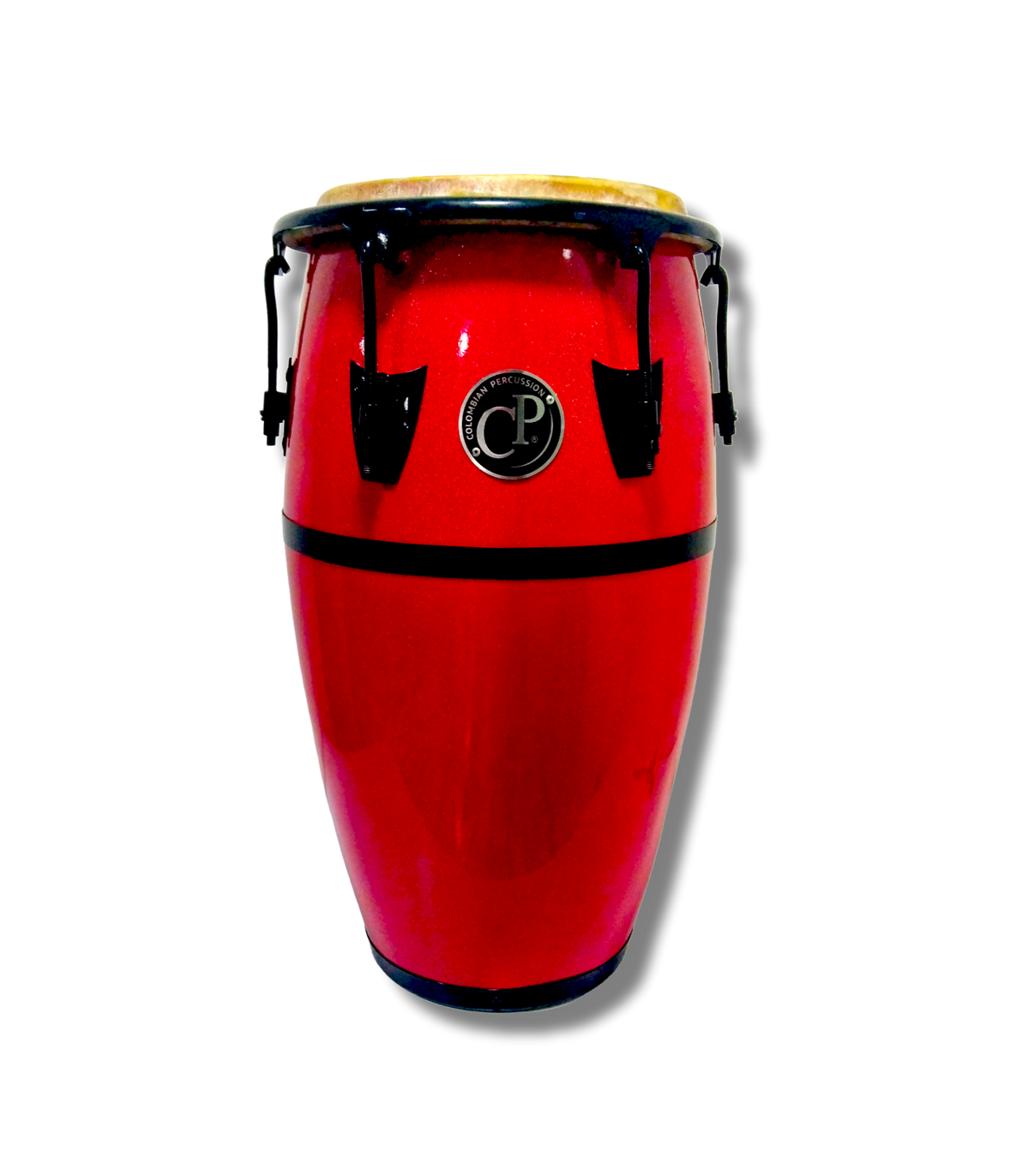 CONGA CP 12" 1/2 RED EN FIBRA VIDRIO TUMBA CON ARO CONFORT — Miche