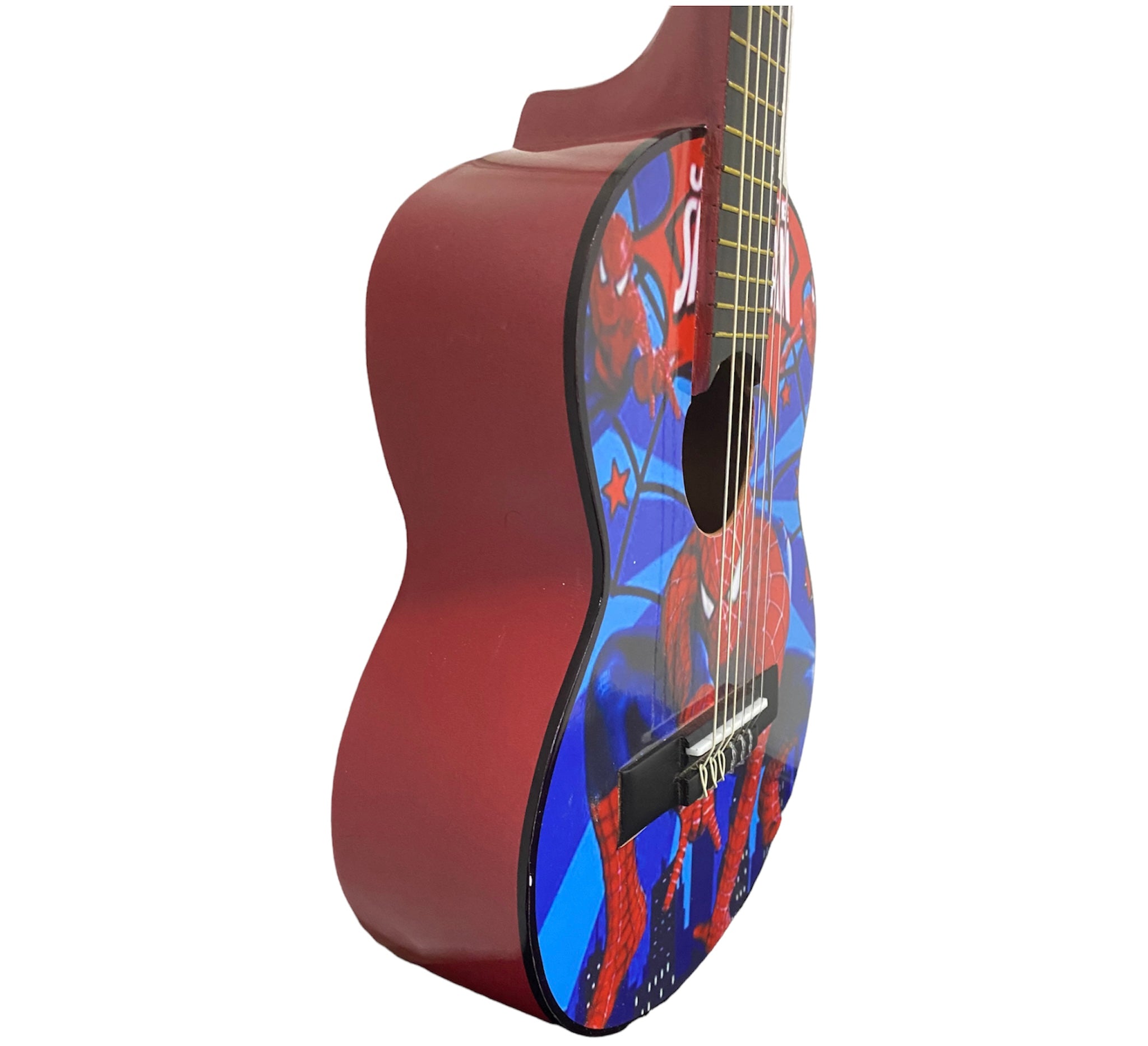 GUITARRA ACUSTICA MICHE PARA NIÑO 29" SPIDERMAN AVENGERS