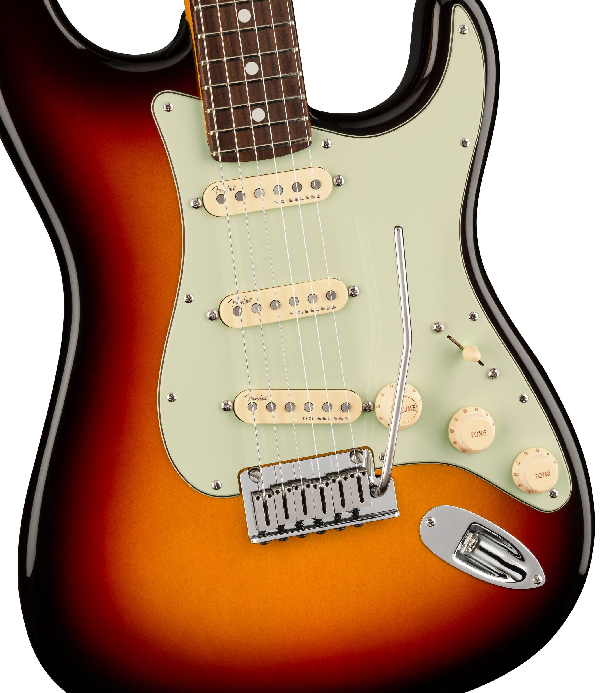 GUITARRA ELECTRICA FENDER AMERICAN ULTRA STRATRATOCASTER ULTSBT MOD0118010712 CON ESTCUHE DE LUJO