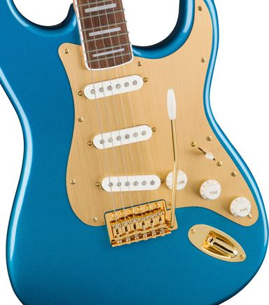 guitarra electrica fender squier 40 aniversario edicion dorada