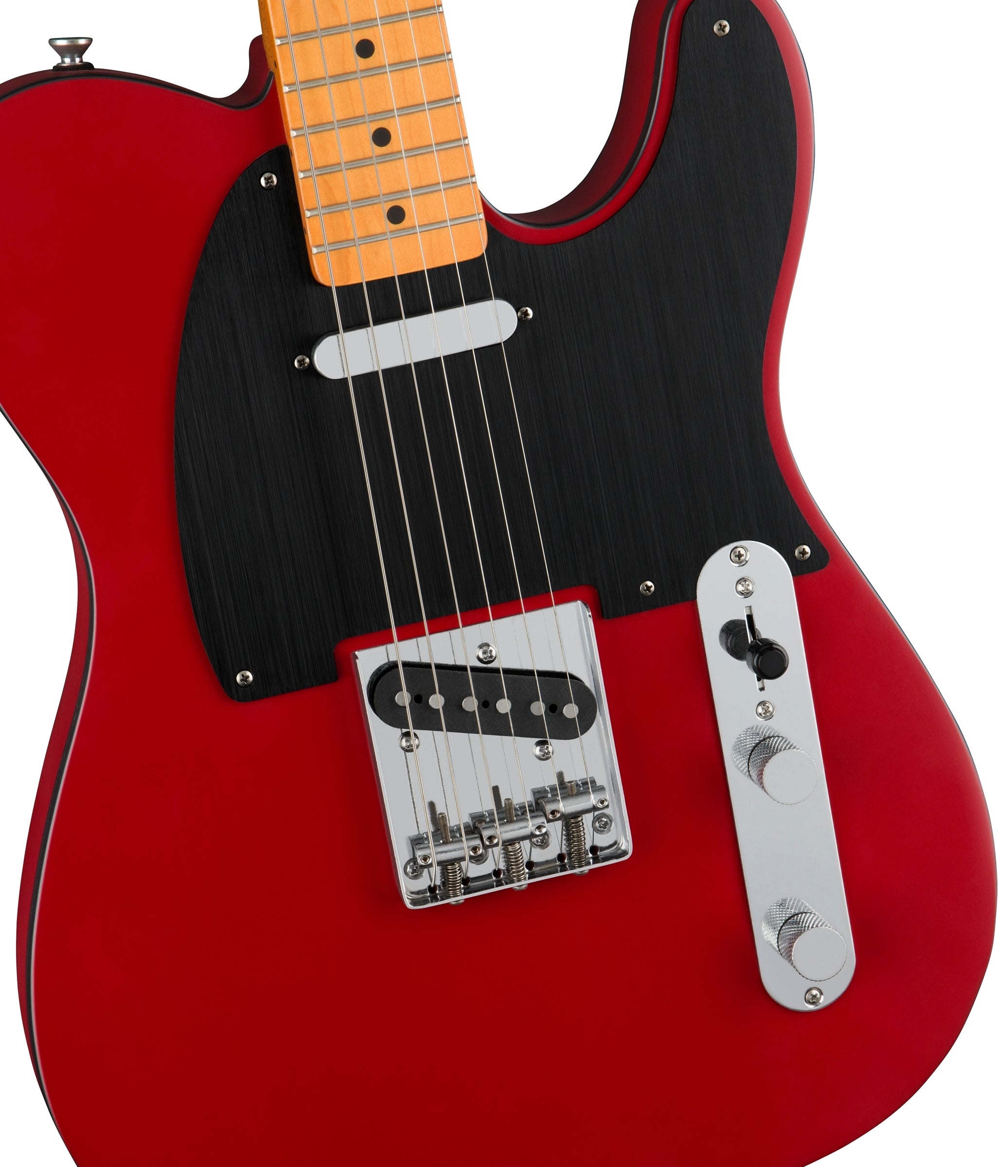 GUITARRA ELECTRICA FENDER SQUIER 40 ANIVERSARIO TELECASTER VINTAGE EDITION ROJA MOD0379501554 DIAPASON DE MAPLE