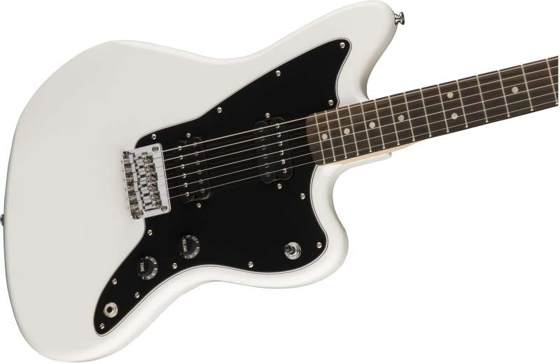 GUITARRA ELECTRICA FENDER SQUIER AFFINITY JAZZ MASTER MOD0373210580 EN COLOR BLANCA, DIAPASÓN EN LAUREL