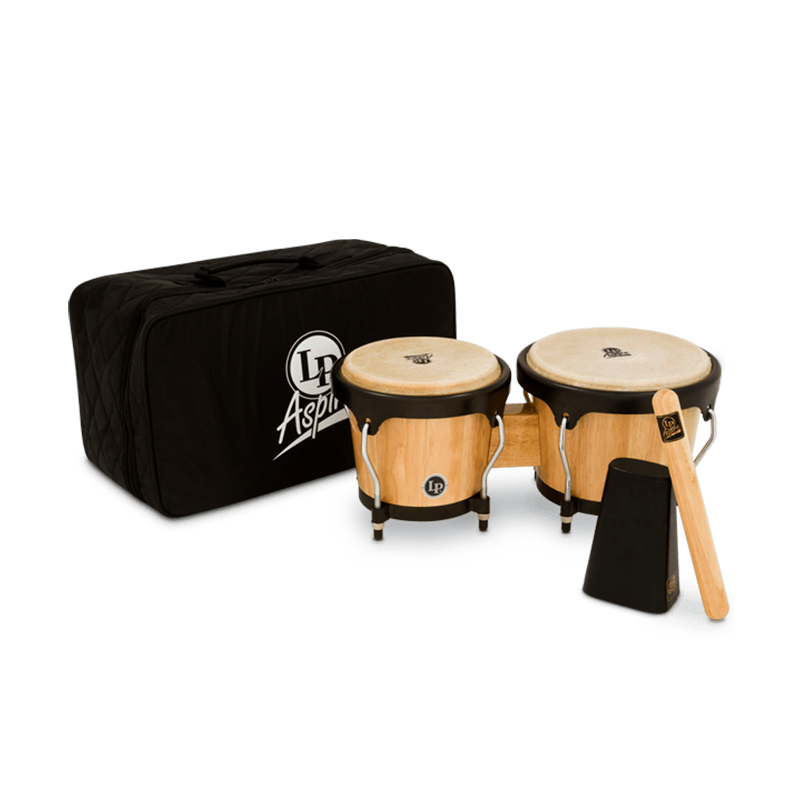 KIT LP BONGO NATURAL LP500-AW ASPIRE 6 3/4-8 BONGO,FORRO,GOLPEADOR