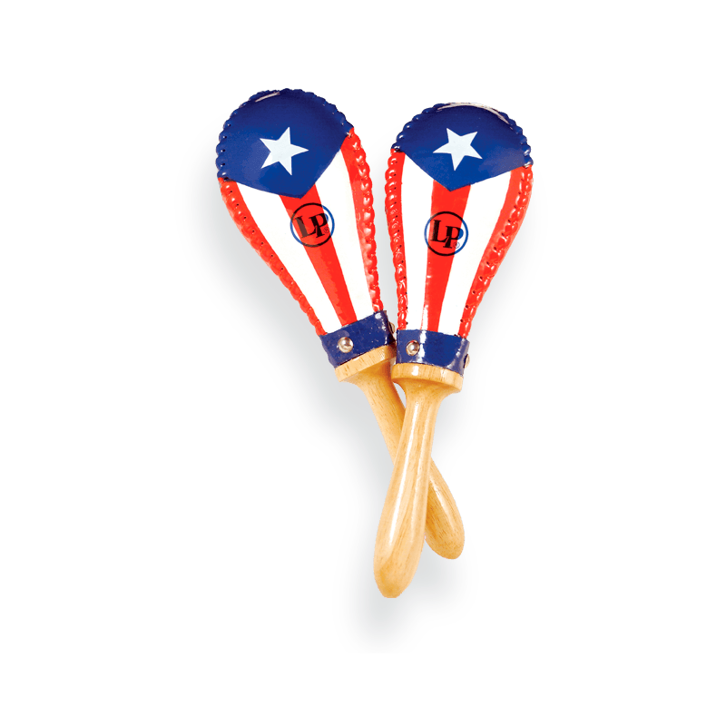 MARACAS INSTRUMENTO LP SALSA RAWHIDE P.RICO LP393PR — Miche