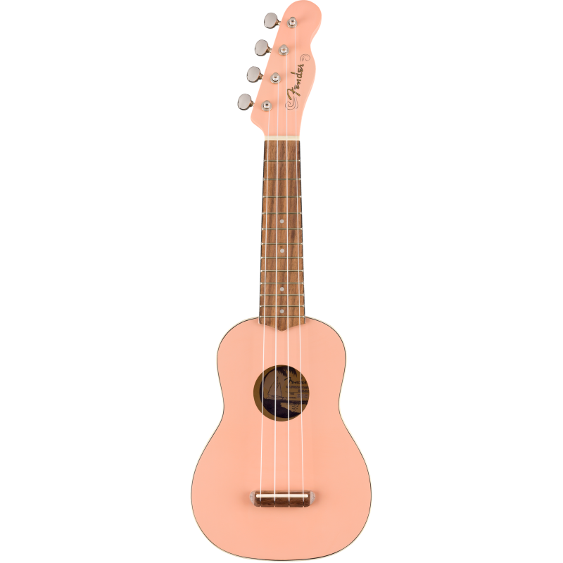 UKELELE FENDER VENICE SOPRANO ROSADO MOD971610556 13.6"